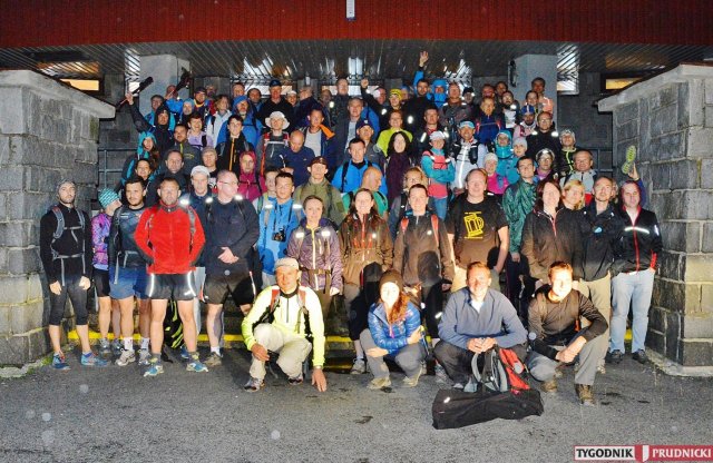 II Międzynarodowe Mistrzostwa Polski Lekarzy Weterynarii w Pieszym Maratonie Górskim 58 km - 6.08.2016 Prudnik - Pradziad
